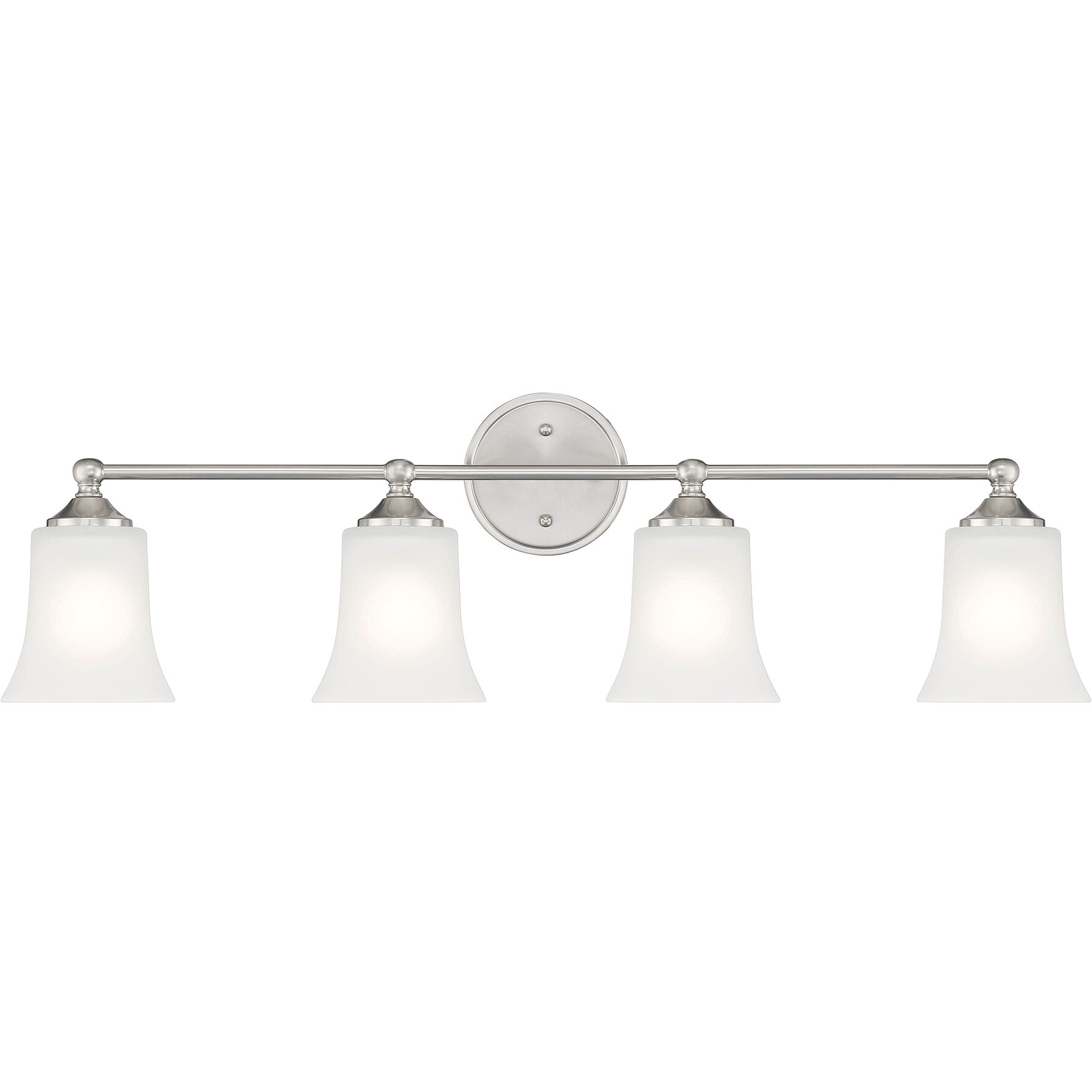 Bronson 4 Light 32 inch Brushed Nickel Vanity Light Wall Light